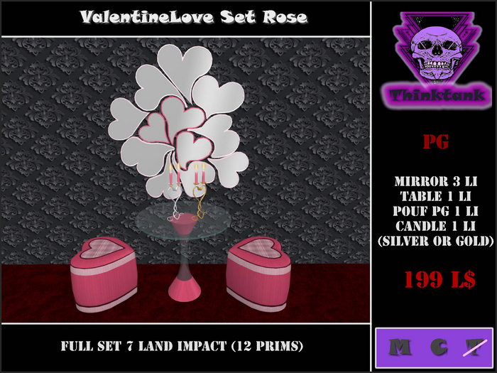 BOX ValentineLove Set *ROSE*