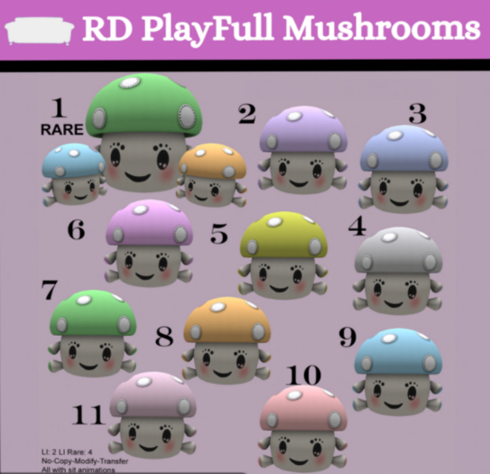 01 RD: Mushroom Play RARE