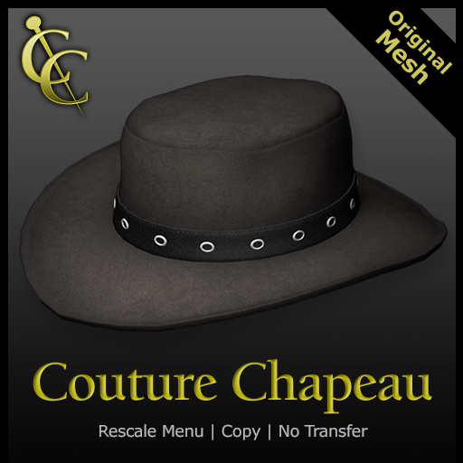 Second Life Marketplace CC High Plains Cowboy Hat {Bark}