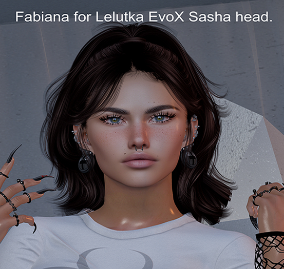 Shape Manya - Fabiana for Lelutka EvoX Sasha head.