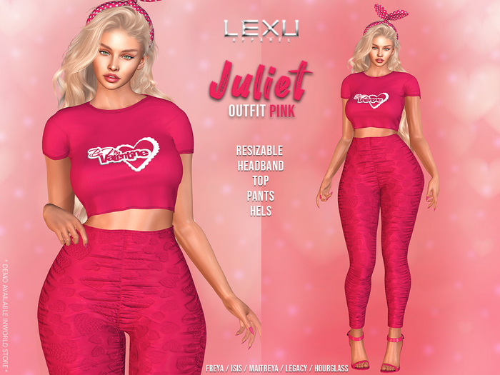 LEXU - JULIET OUTFIT PINK 