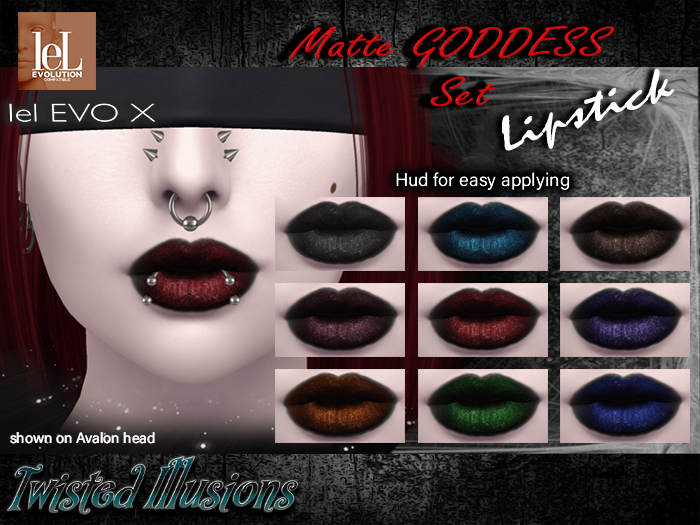 ++TI++ LeL EVO/X Matte Goddess Set Lipstick (ADD me to unpack)