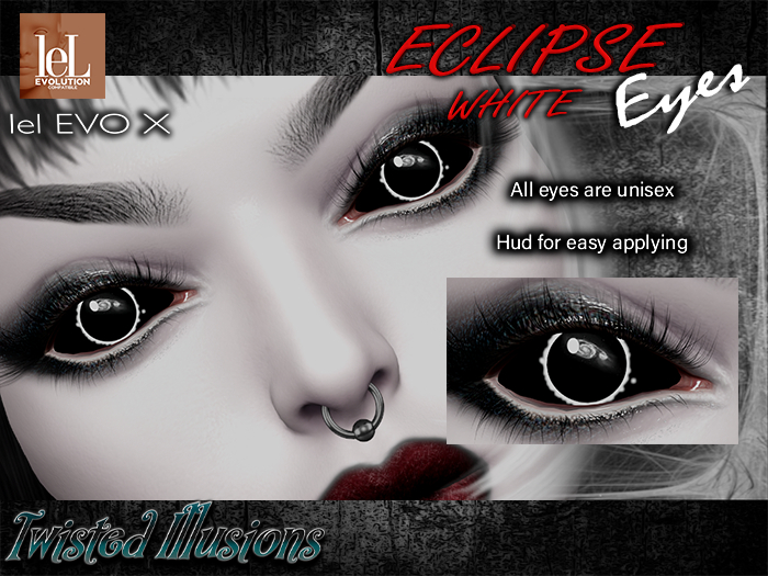 ++TI++ LeL EVO/X ECLIPSE EYES WHITE (ADD me to unpack)