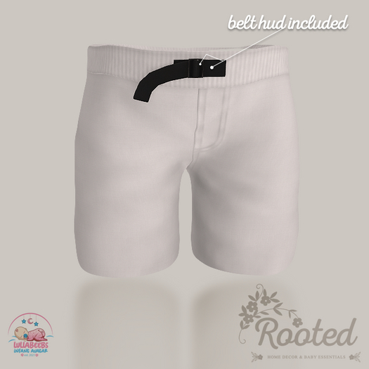 Rooted - Amari Shorts - White