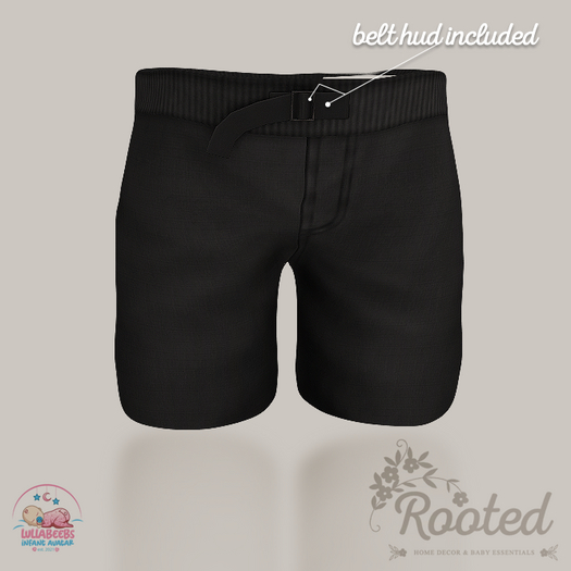 Rooted - Amari Shorts - Noir