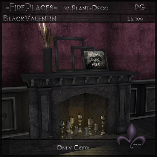 !OA-MEO!  [BV] FirePlaces-Candle-Plant[HUD] WearMe