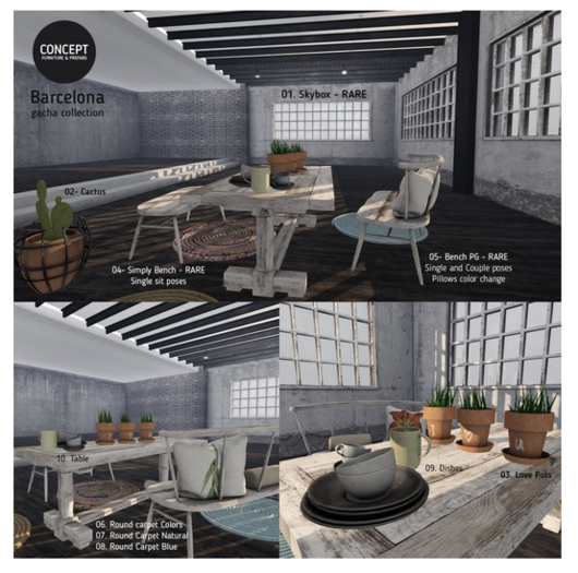 Concept} 01. Barcelona Skybox - RARE