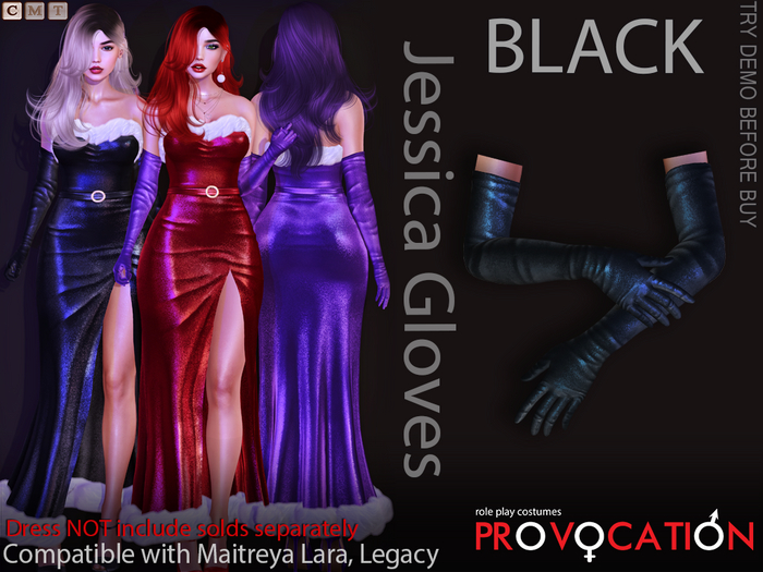 [Provocation] Jessica Gloves-Black