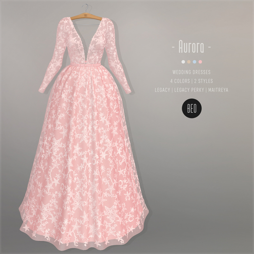 BEO - Aurora long dress ROSE