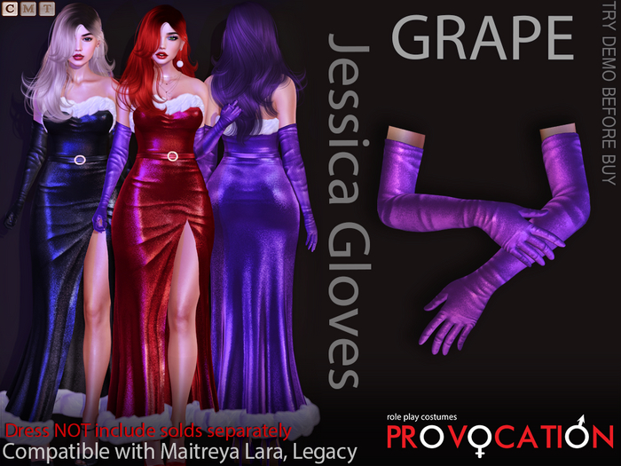 [Provocation] Jessica Gloves-Grape