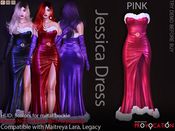 [Provocation] Jessica Dress-Pink