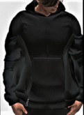 ::GB::Loose bomber& hoodie (Signature) Black