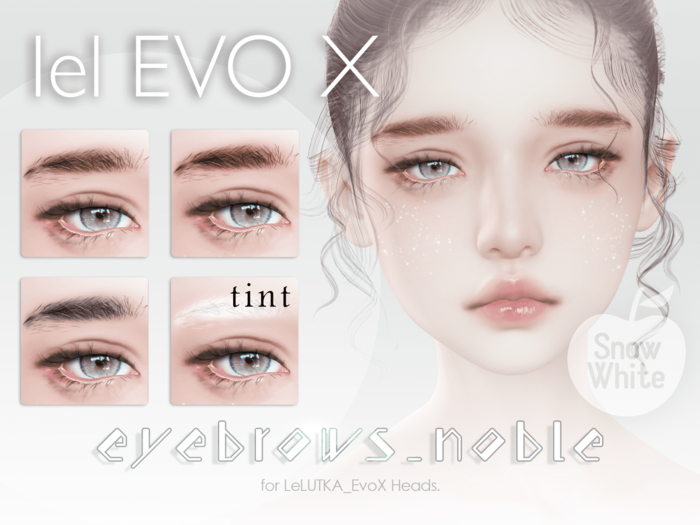 ::SnowWhite:: eyebrows_noble_LeLUTKA_EvoX