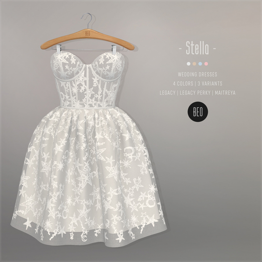 BEO - Stella short dress WHITE