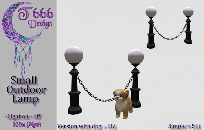 - Small Outdoor Lamp -
