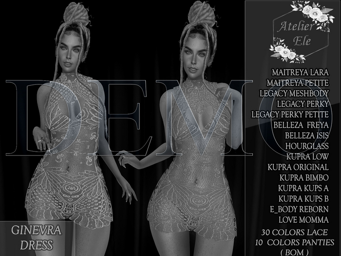 *DEMO*{AE} GINEVRA DRESS
