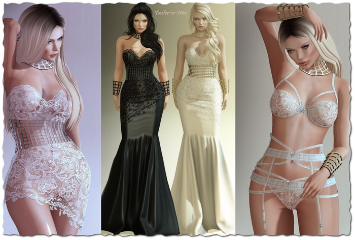 27. S&P Winter Bride Collar & Cuffs HG RARE