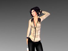 !Trio! biker shirt beige