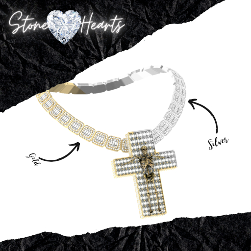 Stone X Hearts -Skull Cross