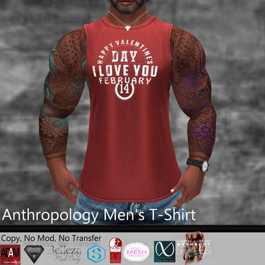 Happy Valentines day Feb 14 Men's T-Shirt (MATL)