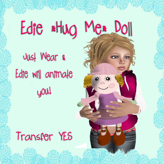 *DeSiGneR KiDz* Edie Hug Me doll