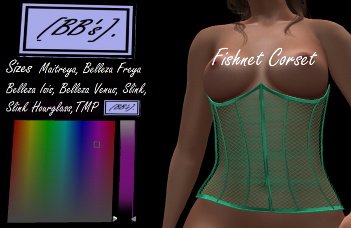 [BB's] Fishnet Corset
