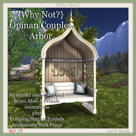 {Why Not?} Opinan Couples Arbor-Boxed