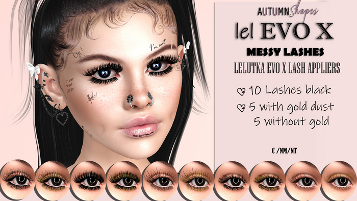 Autumn Shapes-Messy Eyelashes DEMO