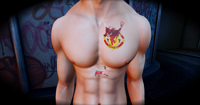 Man United devils BoM tattoo