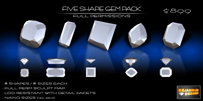 Full Perm Sculpted Gem Set2