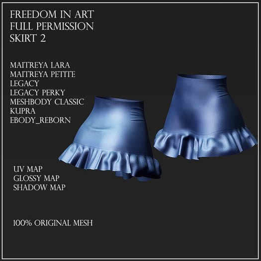Freedom in Art -  Full perm Skirt 2