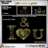 Full Perm Valentine - U and I Love Lights