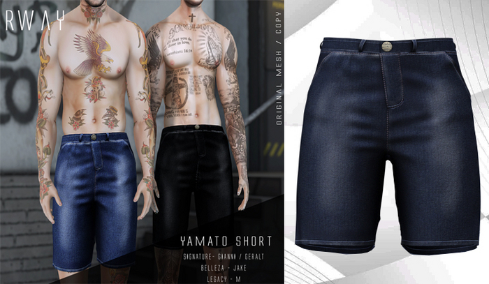 RWAY - Yamato Short Basic Jeans
