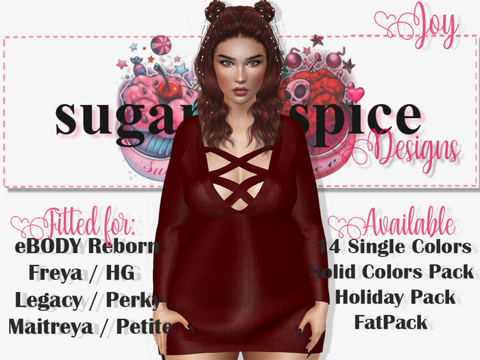 SUGAR N' SPICE DESIGNS JOY DRESS CATS