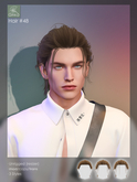 [Ginko Hair] #48 Hair - Fatpack - unisex slick back messy