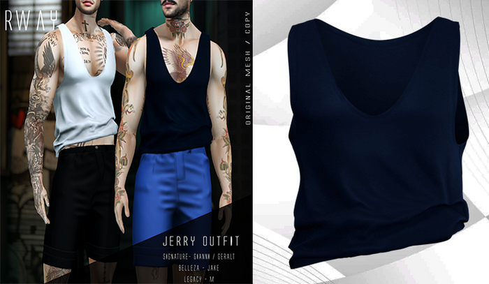 RWAY - Jerry Tank Blue