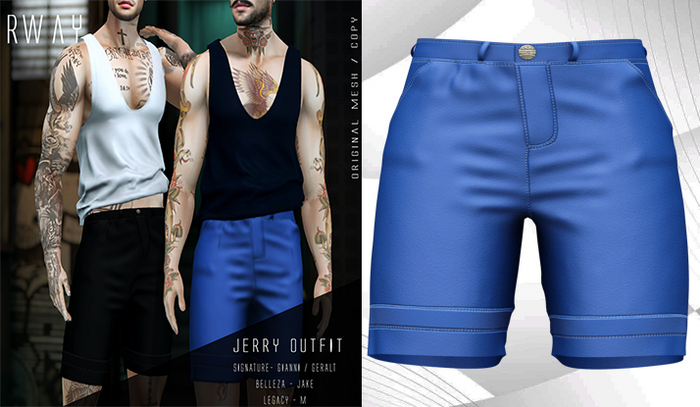 RWAY - Jerry Blue Short