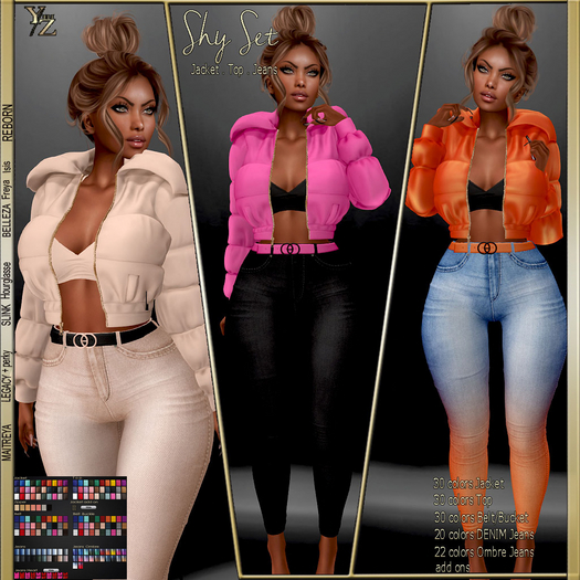 .:-->> YELIZ <<--:.  *SHY Set* - HUD -