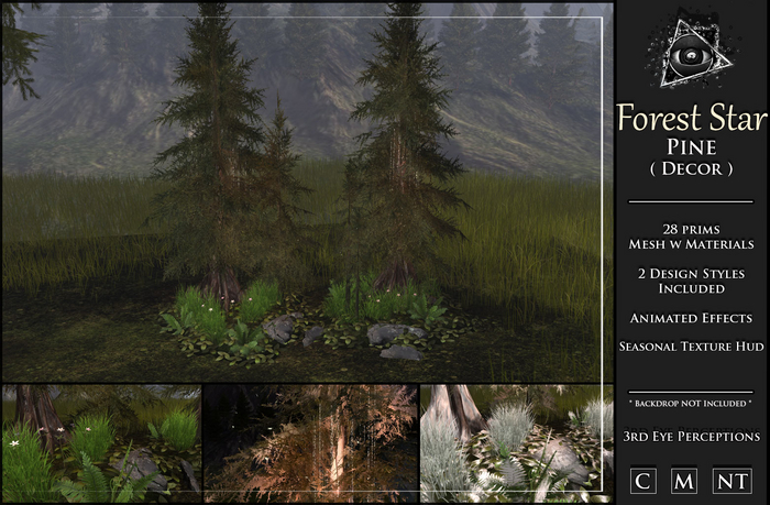 Forest Star Pine Set ( Decor )