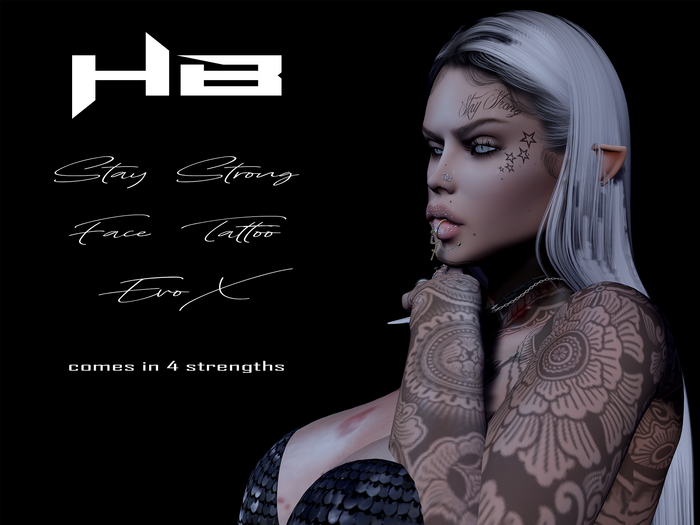 [HB] Stay Strong Face Tattoo EvoX