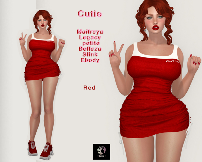 Cutie Dress Red 