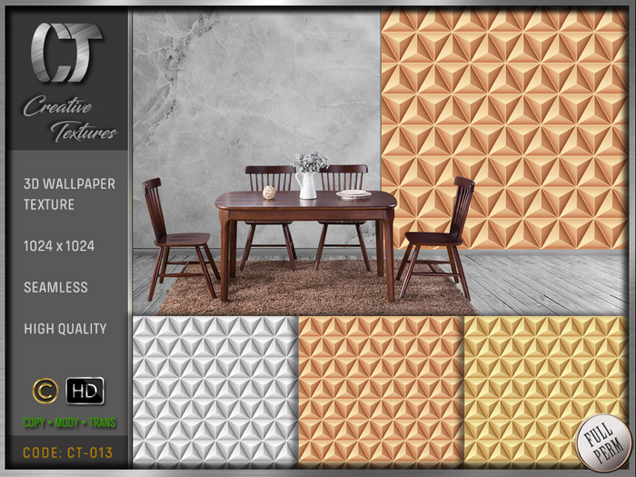 WALLPAPER TEXTURE 3D CT-013