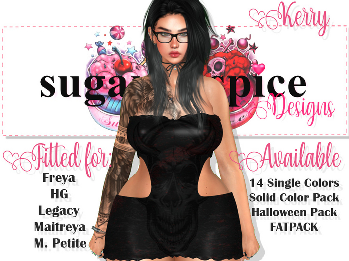 SUGAR N' SPICE DESIGNS KERRY DRESS FATPACK