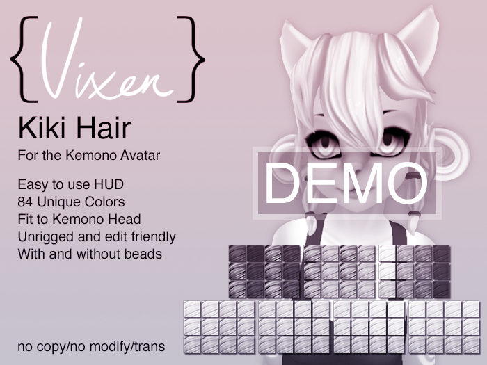{Vixen} - Kiki Hair - { Demo }
