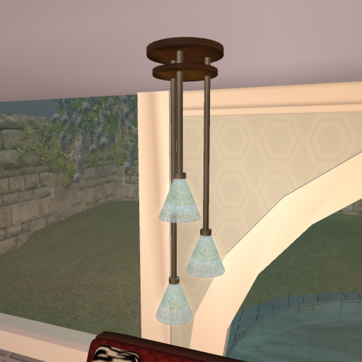 Hanging Glass Lamp 