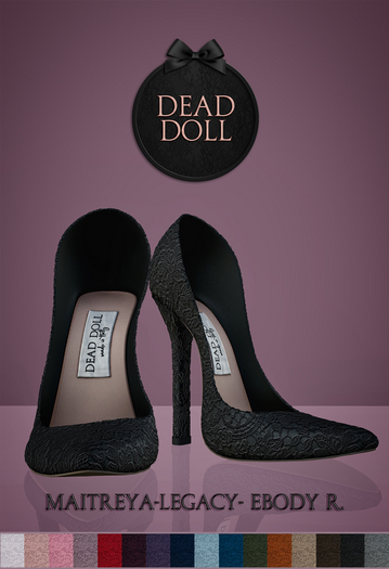 DEAD DOLL - Lydia Lace Pumps - Fatpack DEMO