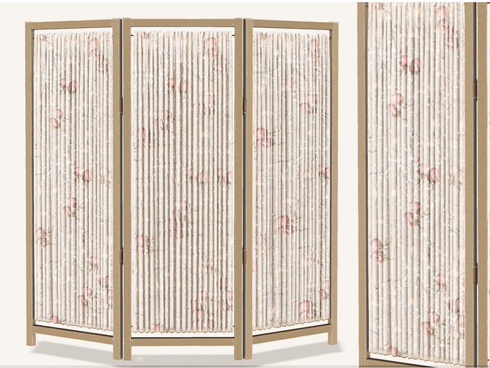 Dahlia - Being Home - Room Divider, Privacy Screen - Berry