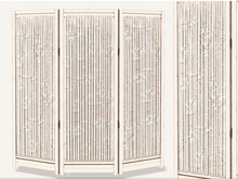 Dahlia - Being Home - Room Divider, Privacy Screen - Snow 