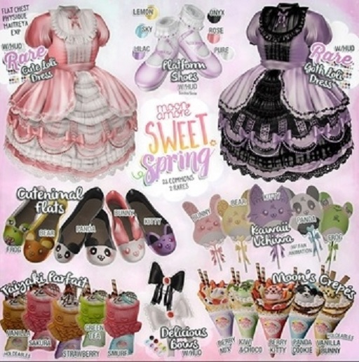 :Moon Amore:/ Sweet Spring/ Platform Shoes (Lemon)