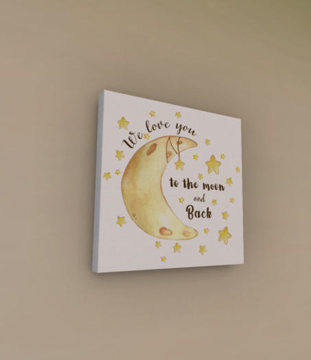 To The Moon and Back Painting on Canvas (w/ resizer)